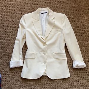 Sisley cream colored blazer
